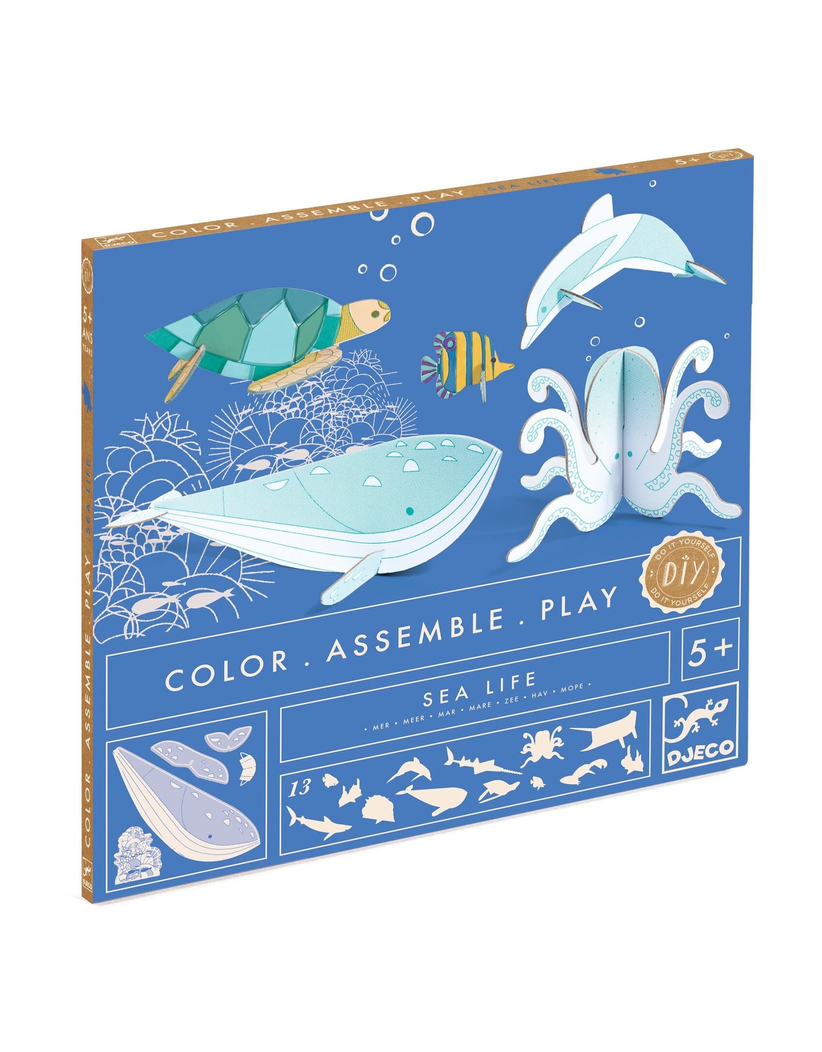 Djeco Sea Colour, Assemble, Play