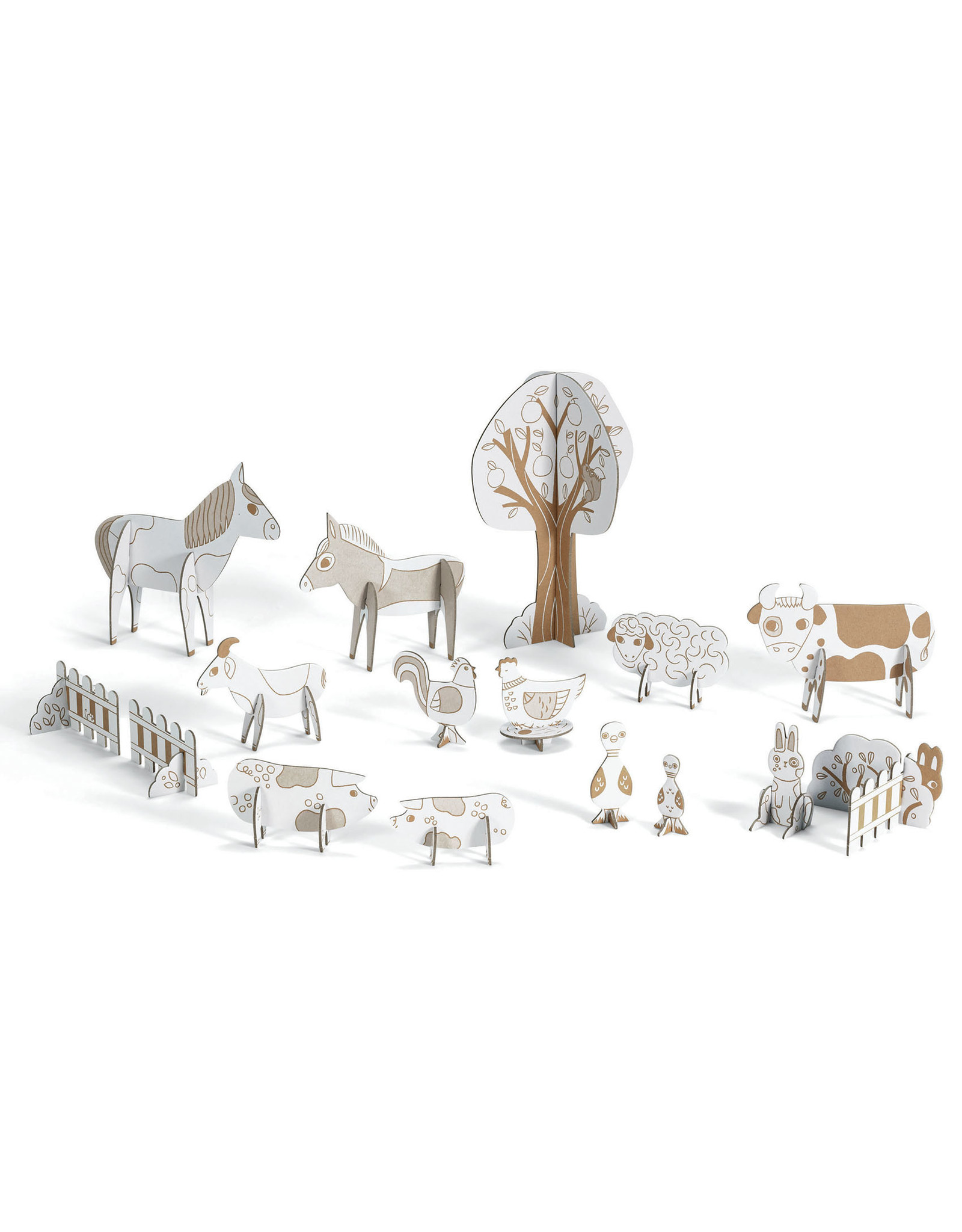 Djeco Farm Colour, Assemble, Play