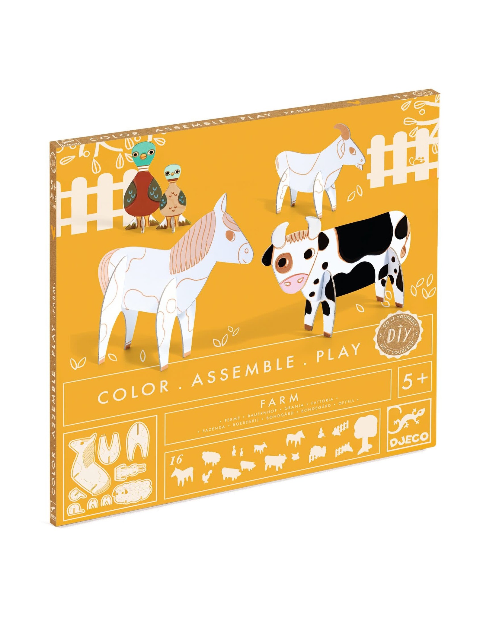 Djeco Farm Colour, Assemble, Play