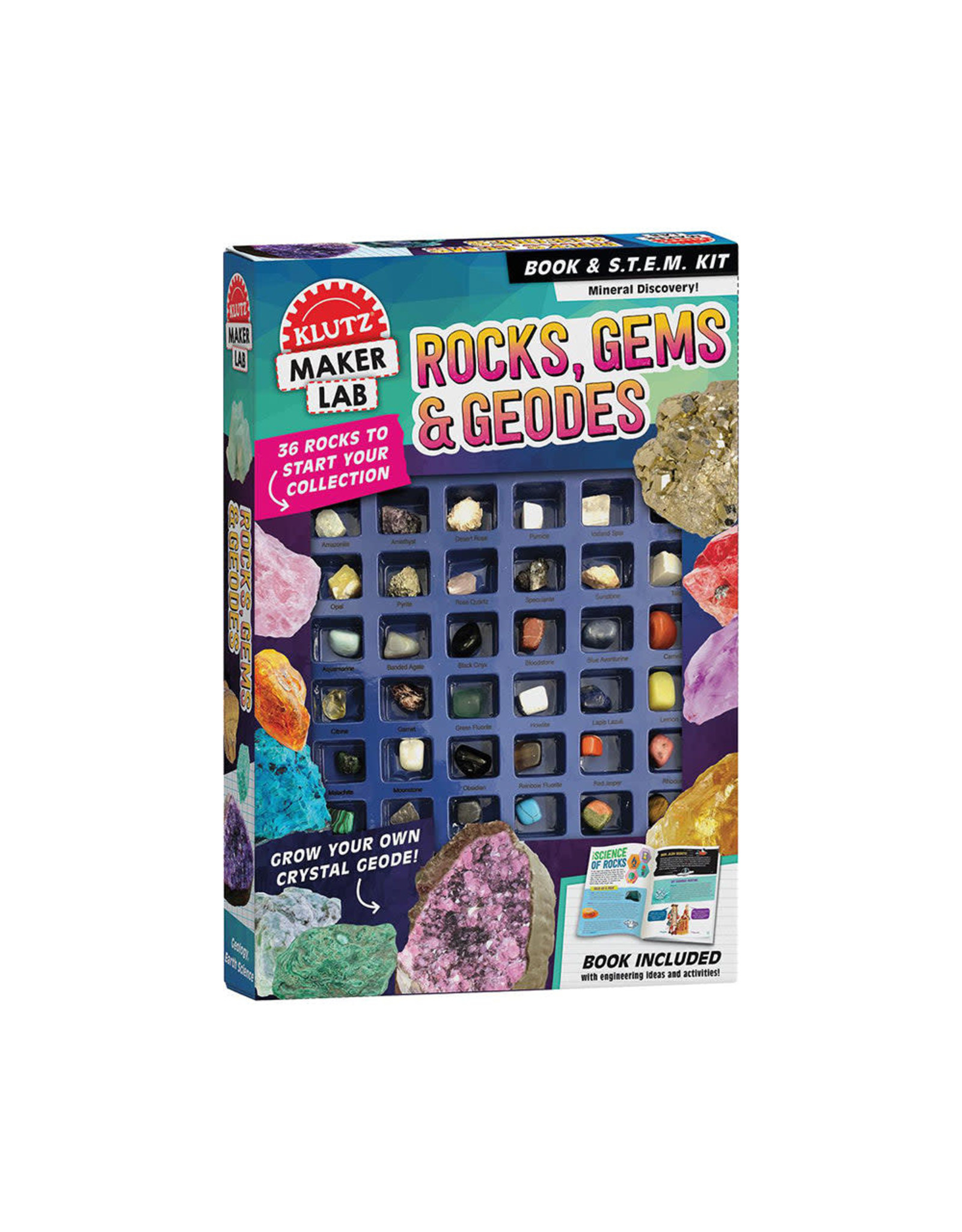 Klutz Klutz Maker Lab Rocks, Gems & Geodes Hardcover