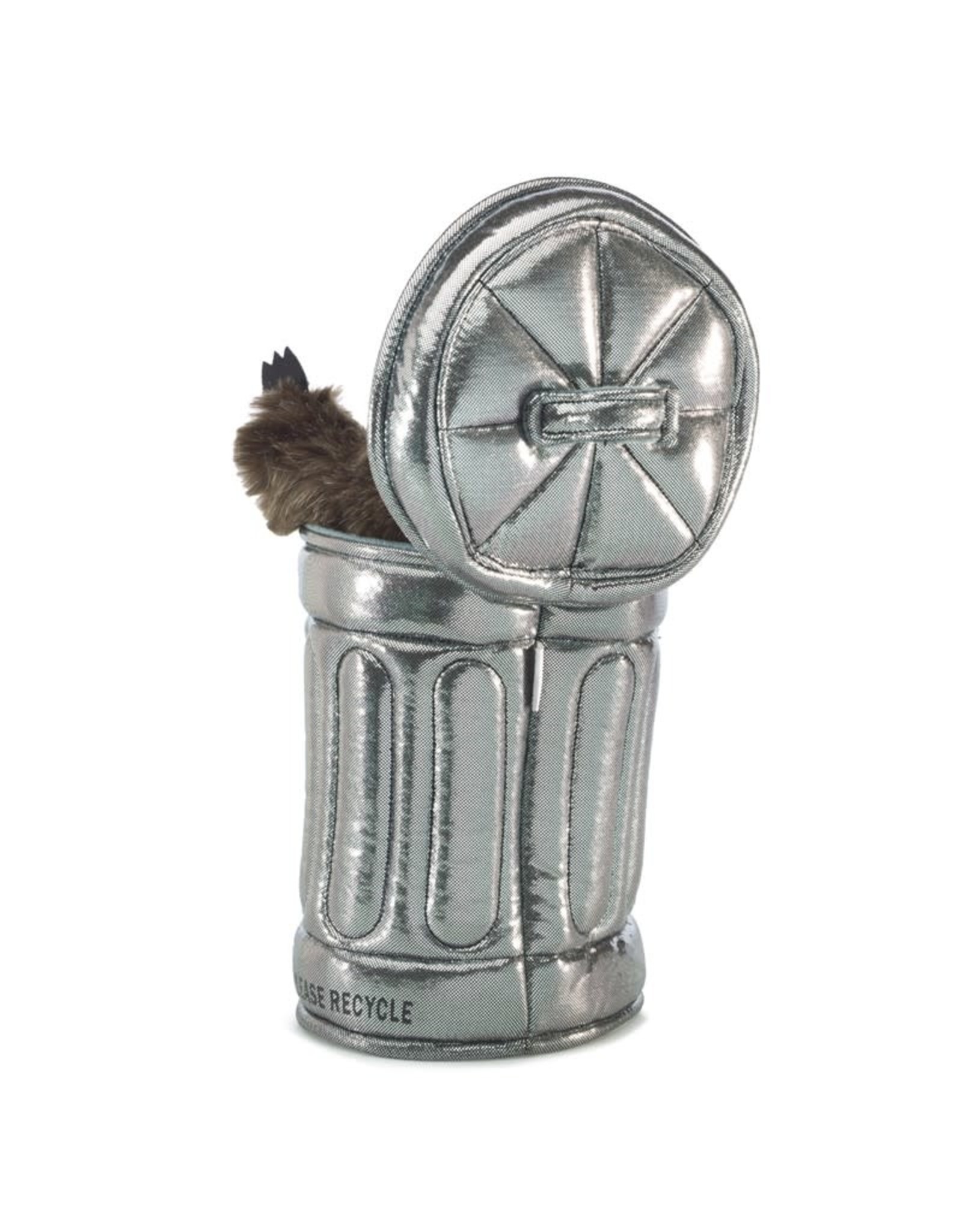 Folkmanis Puppets Raccoon in Garbage Can