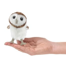 Folkmanis Puppets Mini Barn Owl Finger Puppet