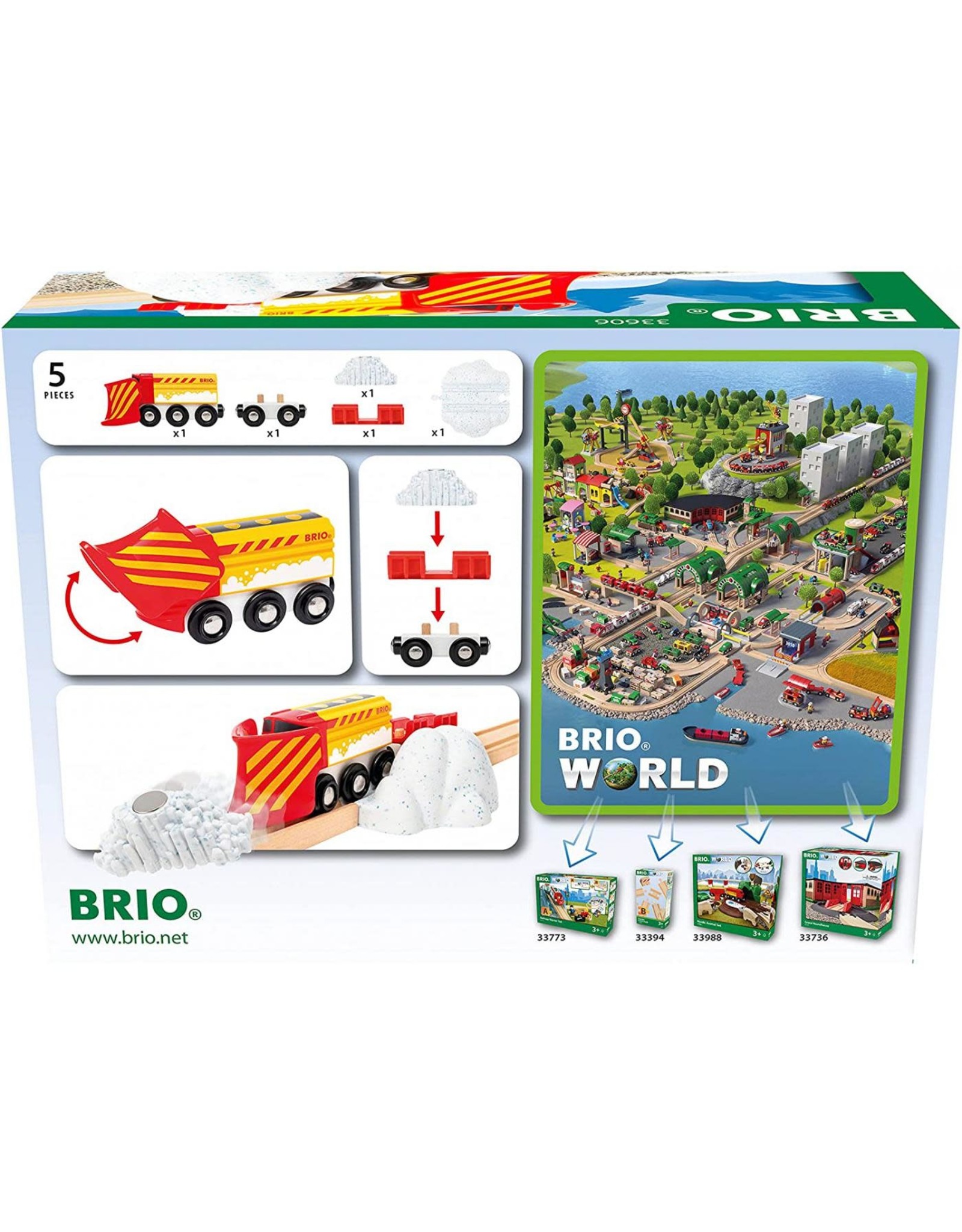 Brio Snow Plow Train