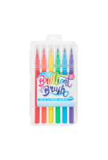 Ooly Brilliant Brush Markers - Set Of 12