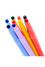 Ooly Confetti Stamp Double-Ended Markers - Set Of 9