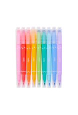 Ooly Confetti Stamp Double-Ended Markers - Set Of 9