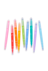 Ooly Confetti Stamp Double-Ended Markers - Set Of 9