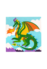 Ooly Colourific Canvas Paint By Number Kit - Fantastic Dragon