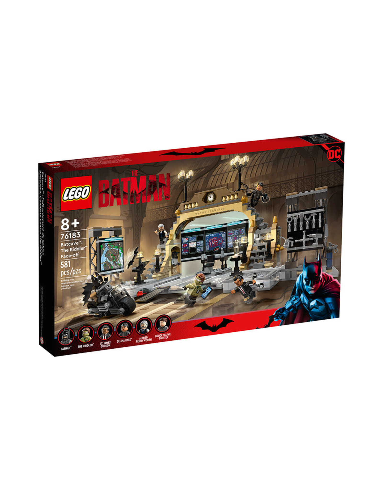 LEGO DC Batman Batcave: The Riddler Face-off 76183 Building Kit (581 Pieces)