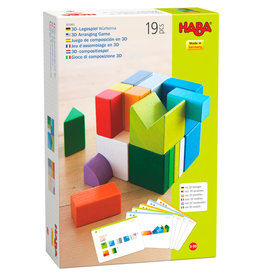 HABA Chromatix 3D Arranging Game Wooden Building Blocks