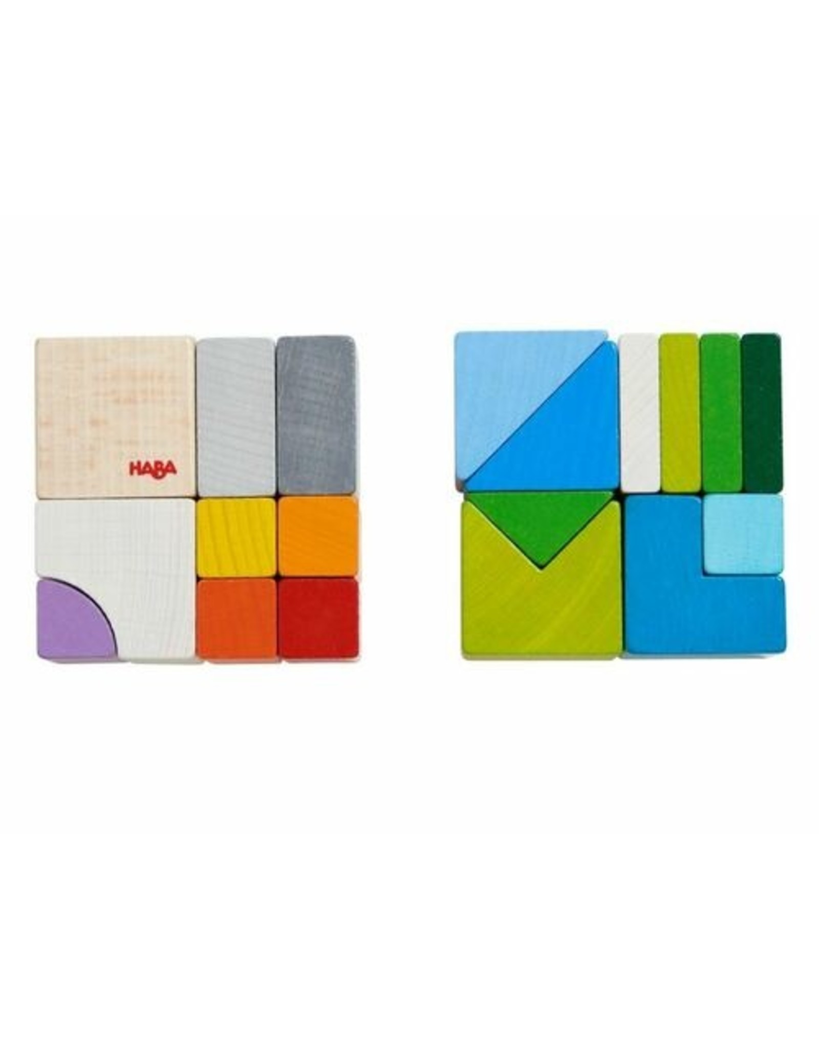HABA Chromatix 3D Arranging Game Wooden Building Blocks