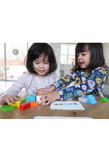 HABA Chromatix 3D Arranging Game Wooden Building Blocks