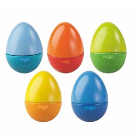 HABA Wooden Musical Eggs Set of 5