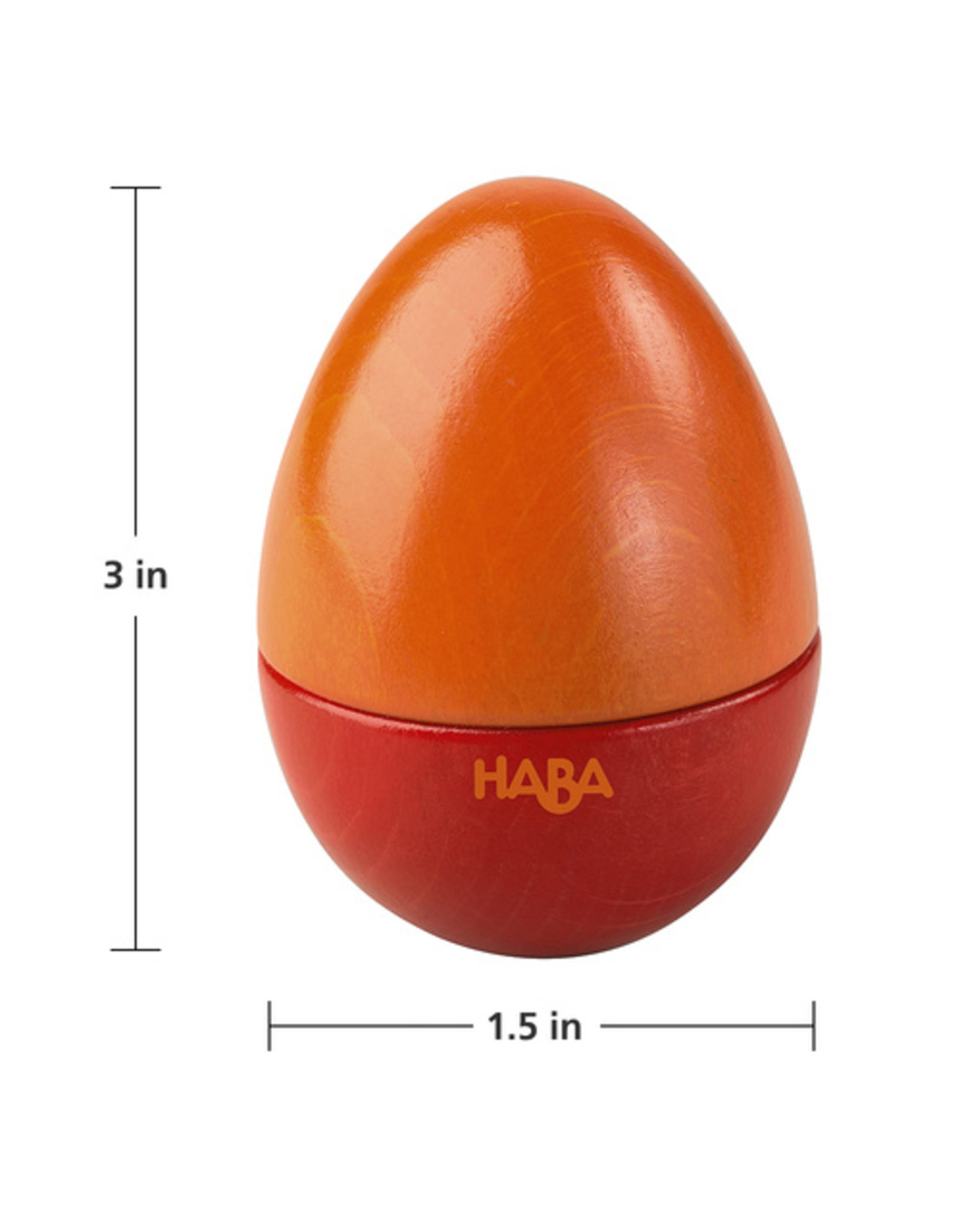HABA Wooden Musical Eggs Set of 5