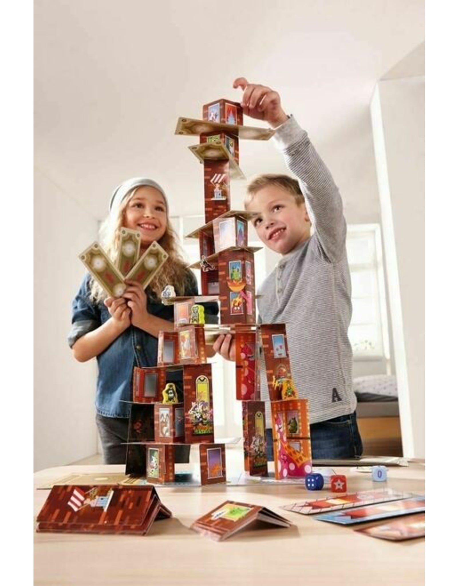 HABA Rhino Hero - Super Battle Stacking Game
