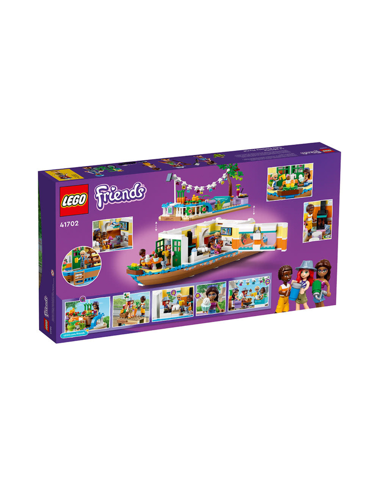 LEGO Friends Canal Houseboat 41702 Building Kit (737 Pieces)