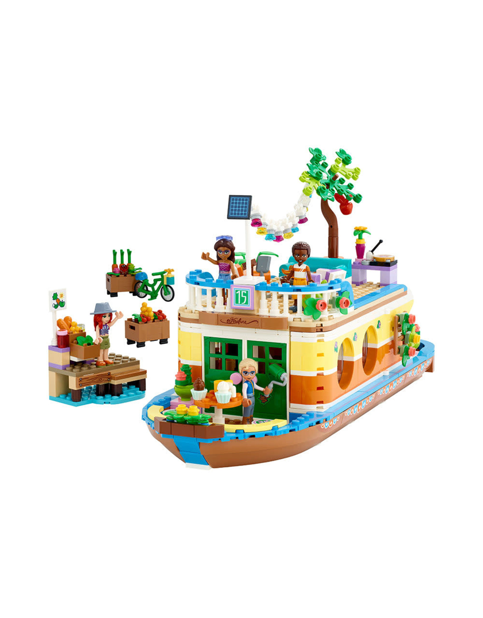 LEGO Friends Canal Houseboat 41702 Building Kit (737 Pieces)