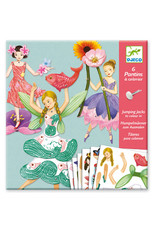Djeco Fairies Jumping Jacks Paper Puppets