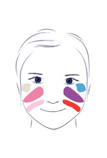 Djeco Face Paint 6 Colour Palette Sweet