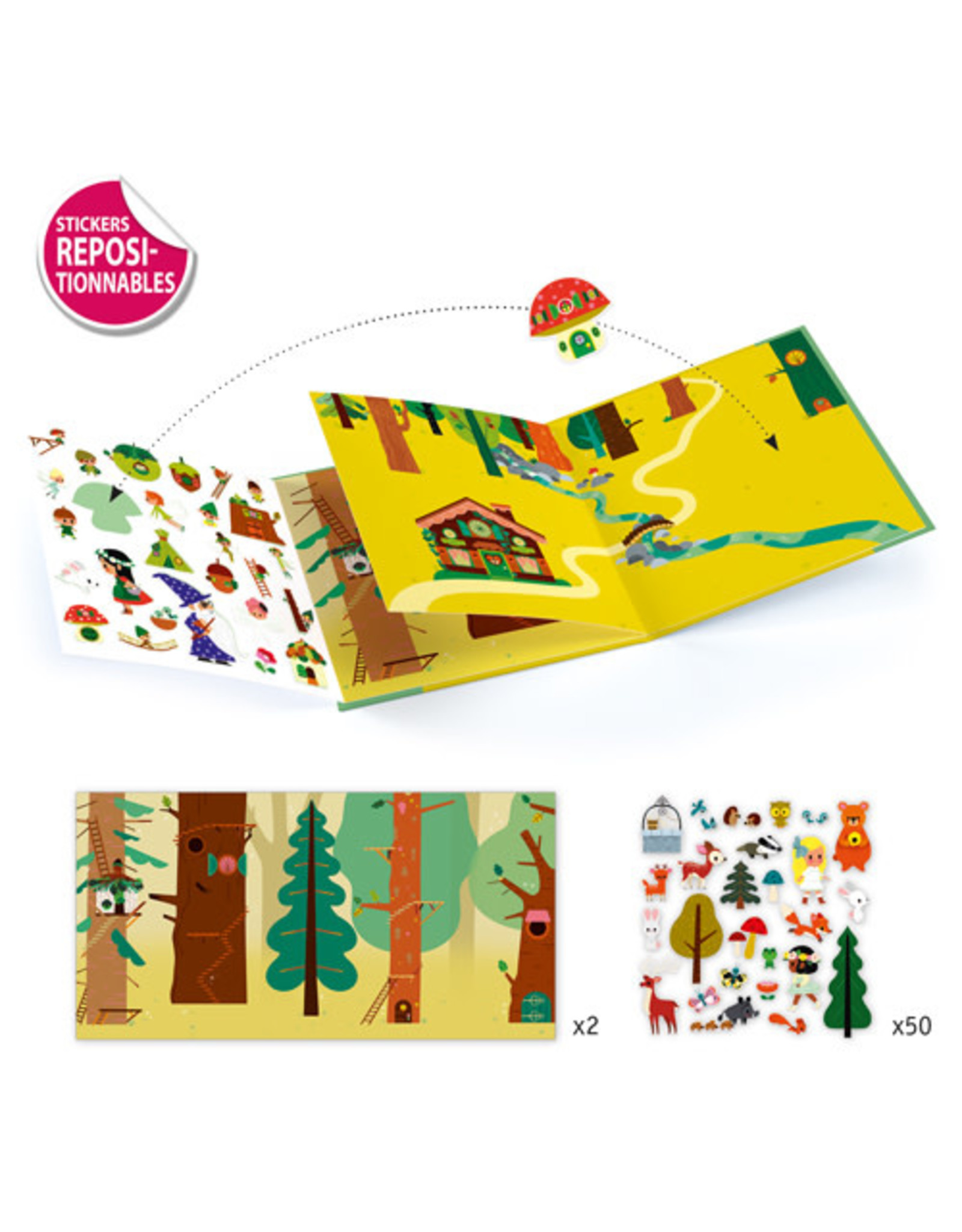 Djeco The Magical Forest Stickers