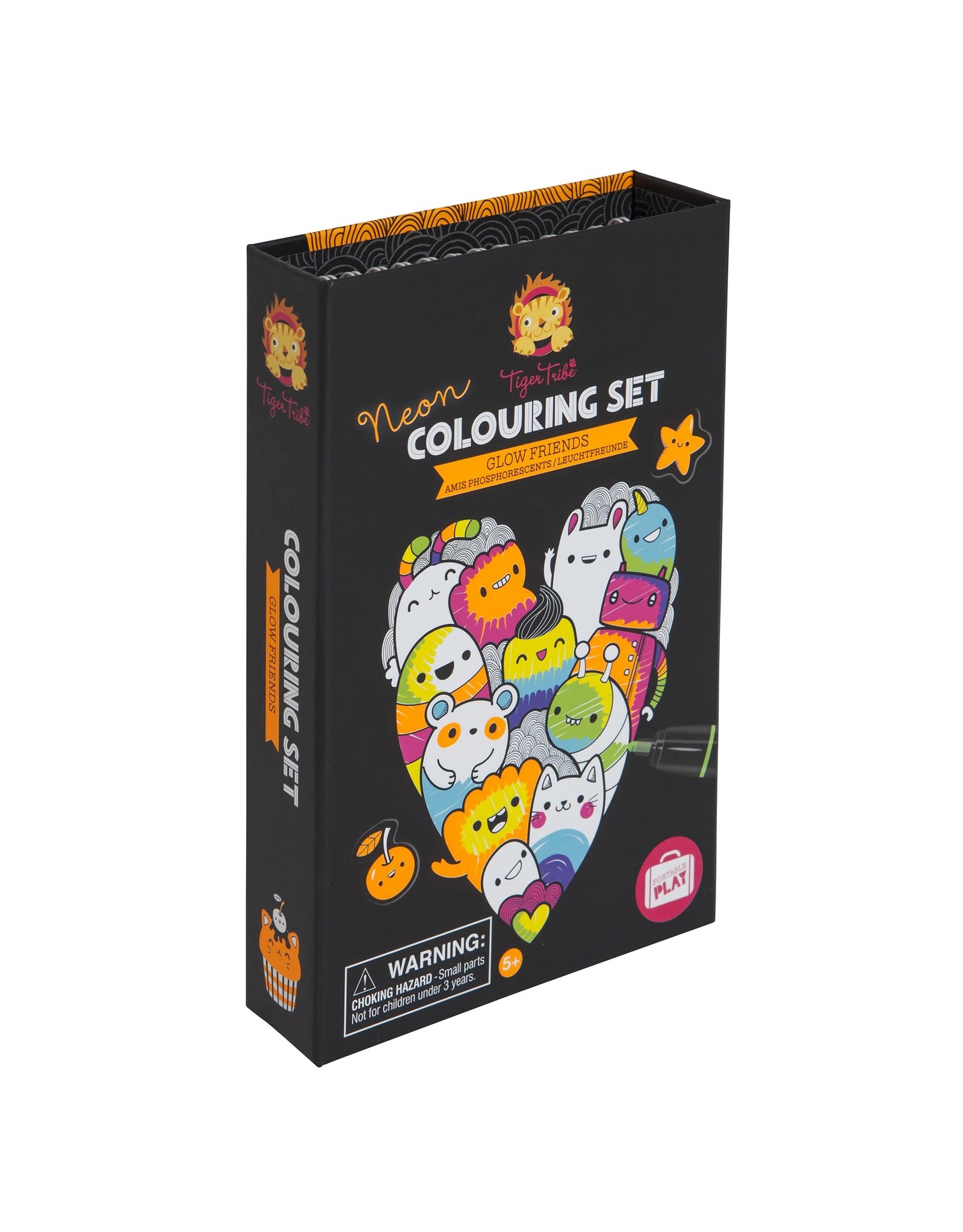 Glow Friends – Neon Colouring Set