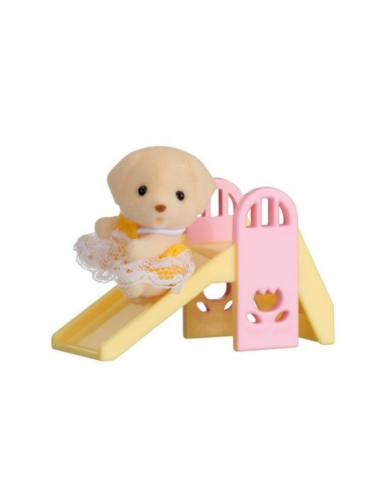 Calico Critters Mini Carrying Case - Baby Puppy on a Slide