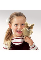 Folkmanis Puppets Mini Great Horned Owl Finger Puppet