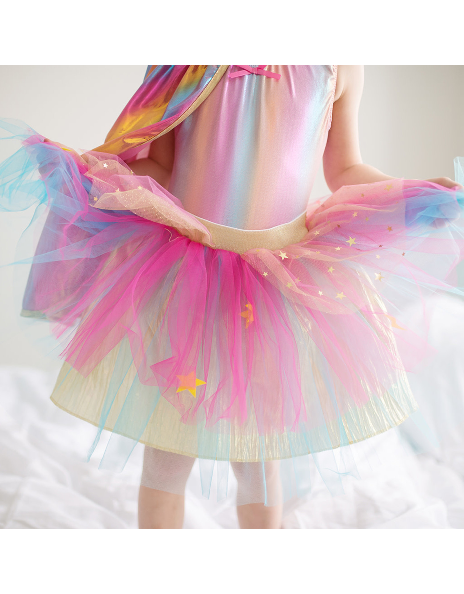 Great Pretenders Super-Duper Tutu With Cape and Mask  Pink/Gold Size 4-6