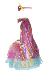 Great Pretenders Super-Duper Tutu With Cape and Mask  Pink/Gold Size 4-6