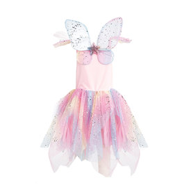 Great Pretenders Rainbow Fairy Dress & Wings  Multi, Size 5-6