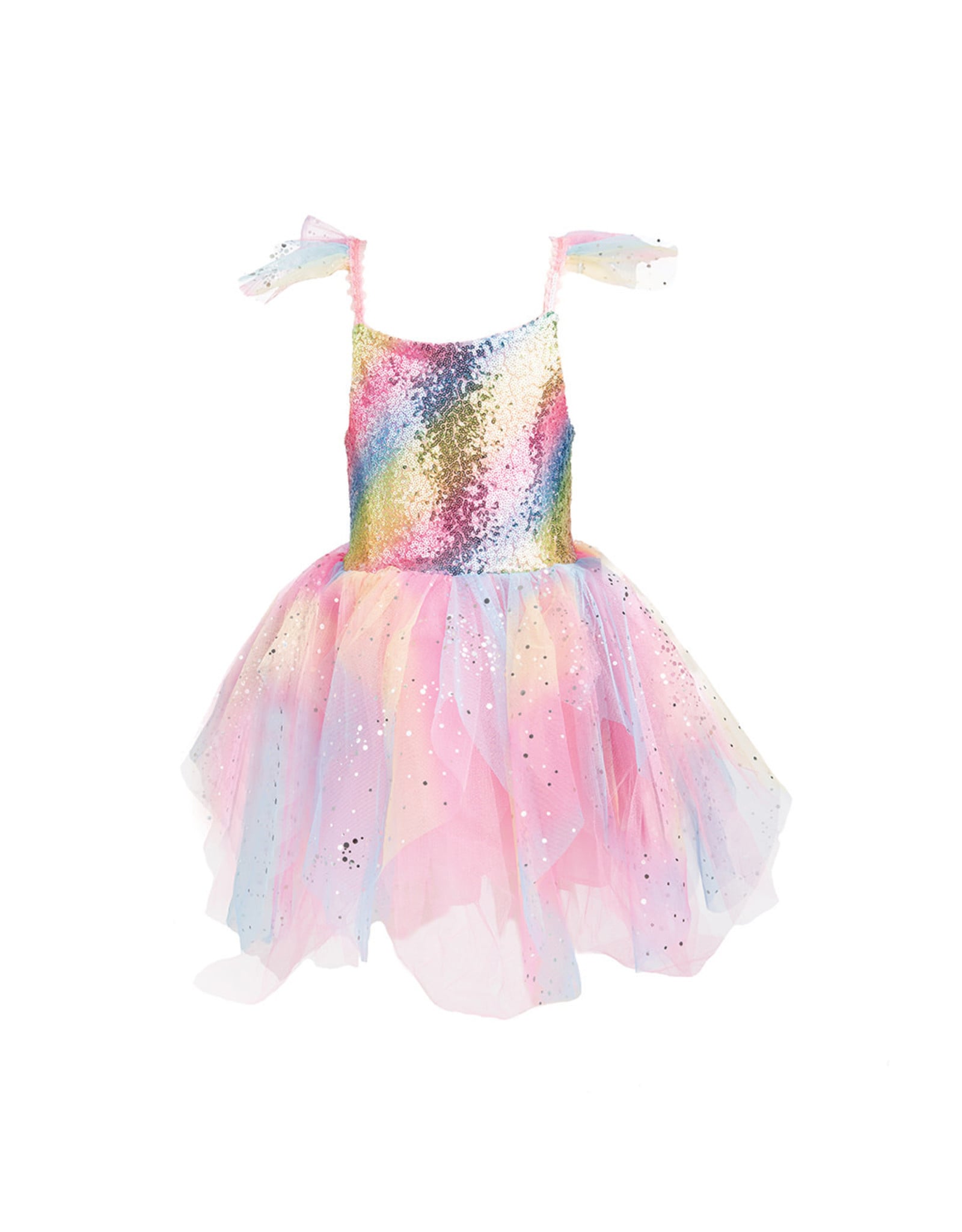 Great Pretenders Rainbow Fairy Dress & Wings  Multi, Size 5-6