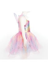 Great Pretenders Rainbow Fairy Dress & Wings  Multi, Size 5-6
