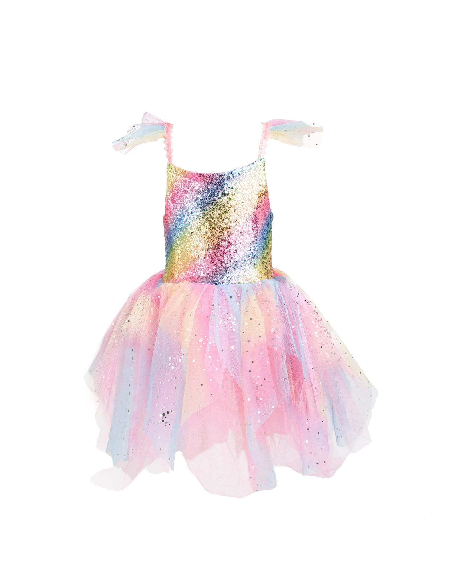 Great Pretenders Rainbow Fairy Dress & Wings  Multi, Size 5-6