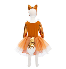 Great Pretenders Woodland Fox Dress with Headpiece Size 7-8