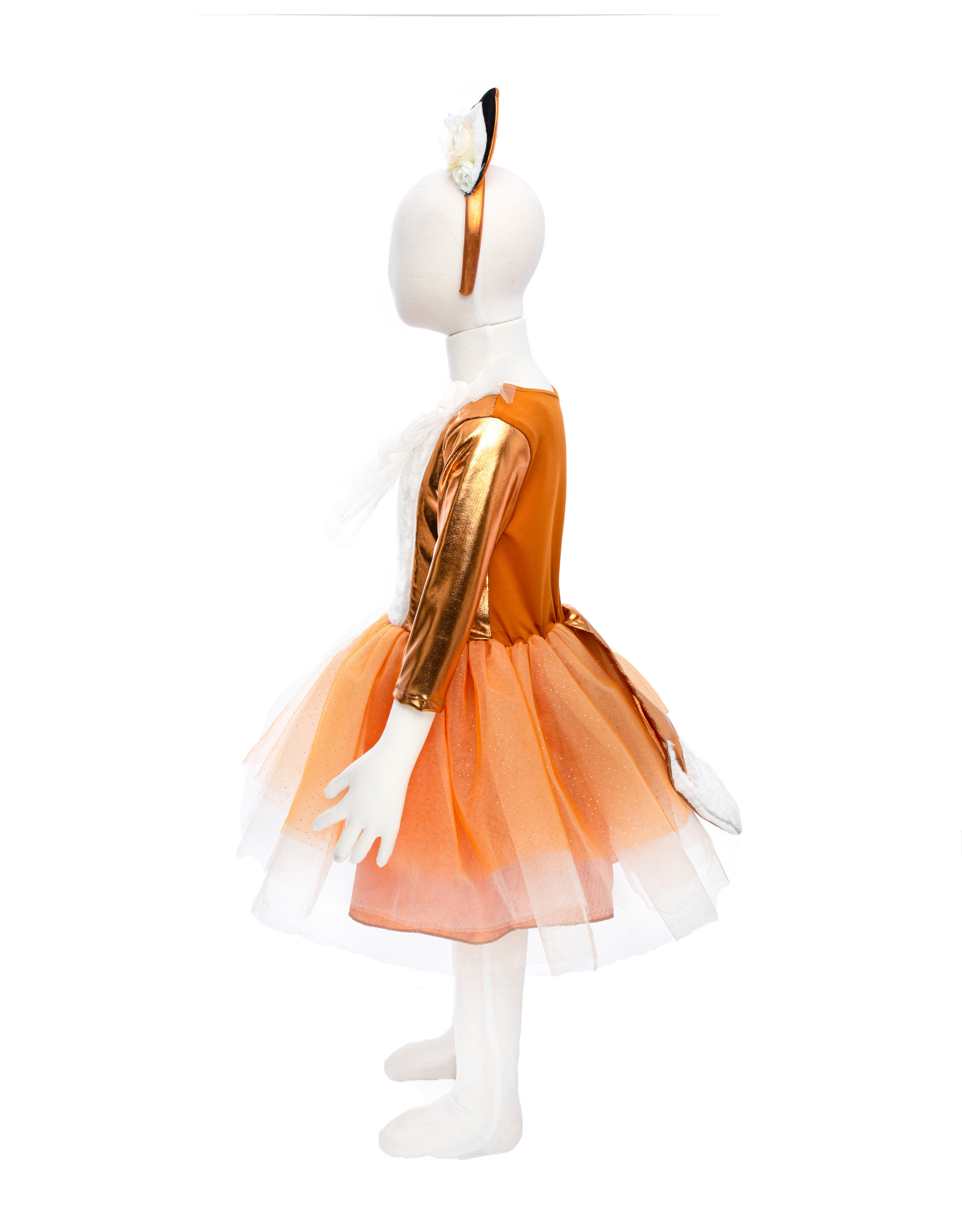 Great Pretenders Woodland Fox Dress with Headpiece Size 7-8