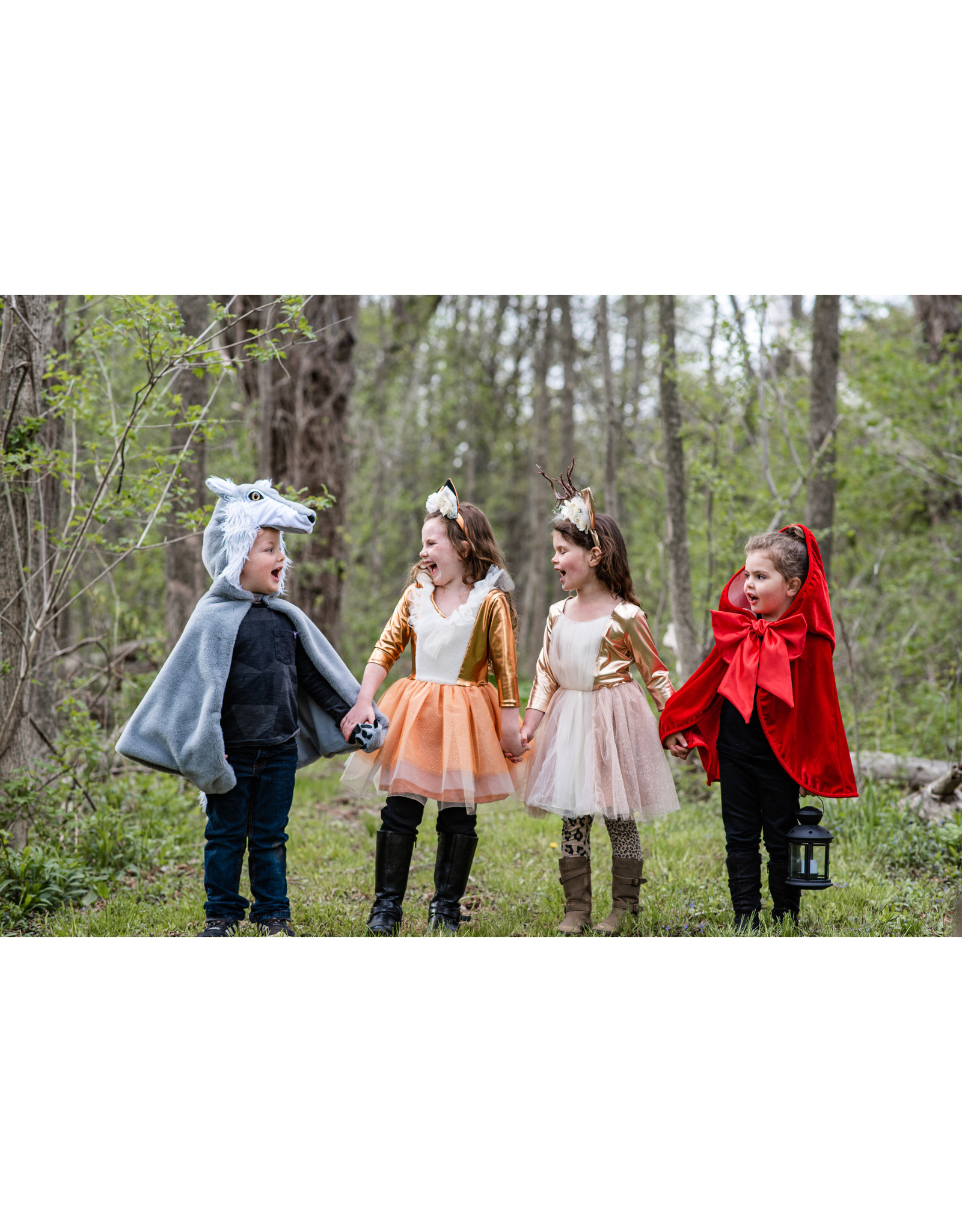 Great Pretenders Woodland Fox Dress with Headpiece Size 7-8