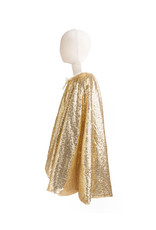 Great Pretenders Gracious Gold Sequins Cape Size 5-6