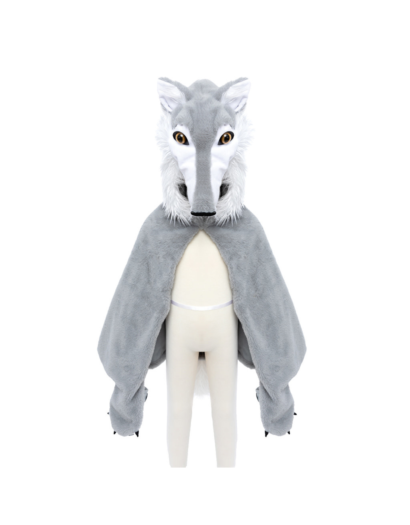 Great Pretenders Woodland Storybook Wolf Cape Size 4-6