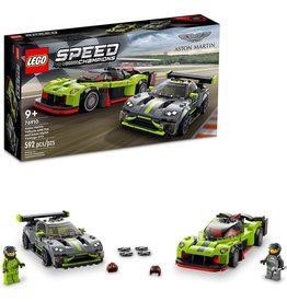 LEGO Speed Champions Aston Martin Valkyrie AMR Pro and Aston Martin Vantage GT3 76910