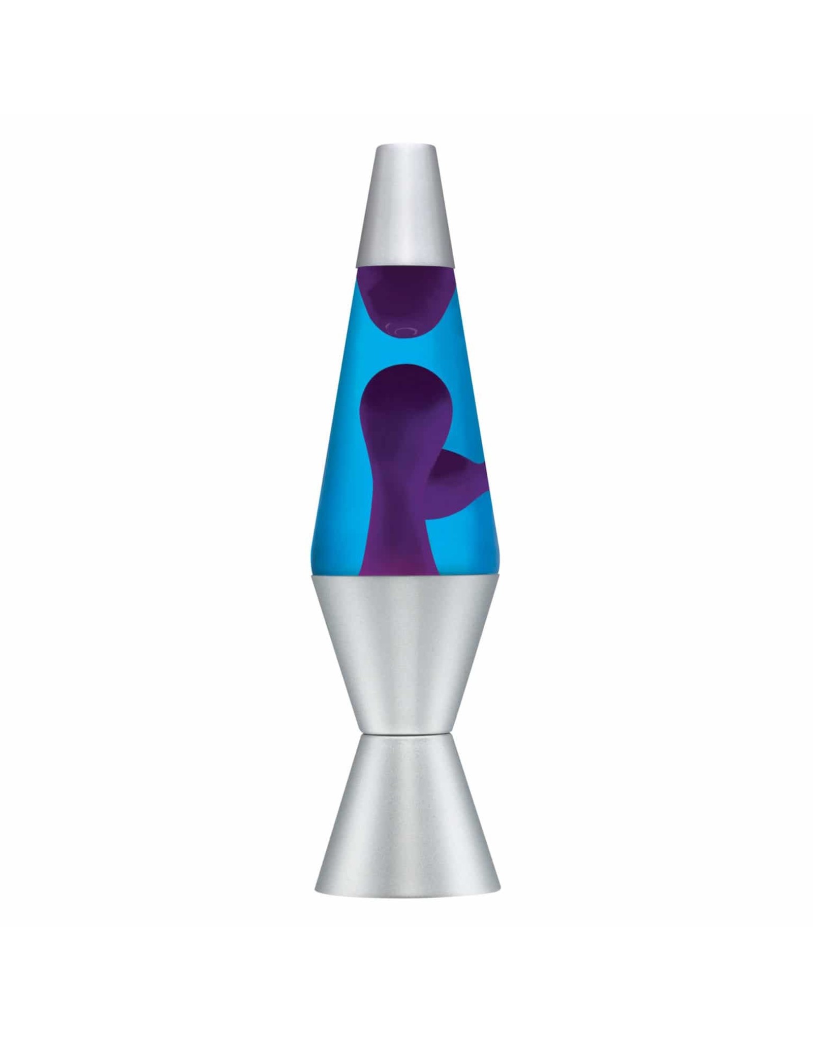 Schylling Lava Lamp - 14.5"  Purple Blue Silver