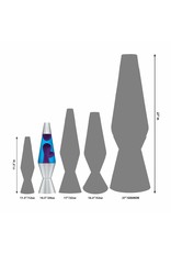 Schylling Lava Lamp - 14.5"  Purple Blue Silver