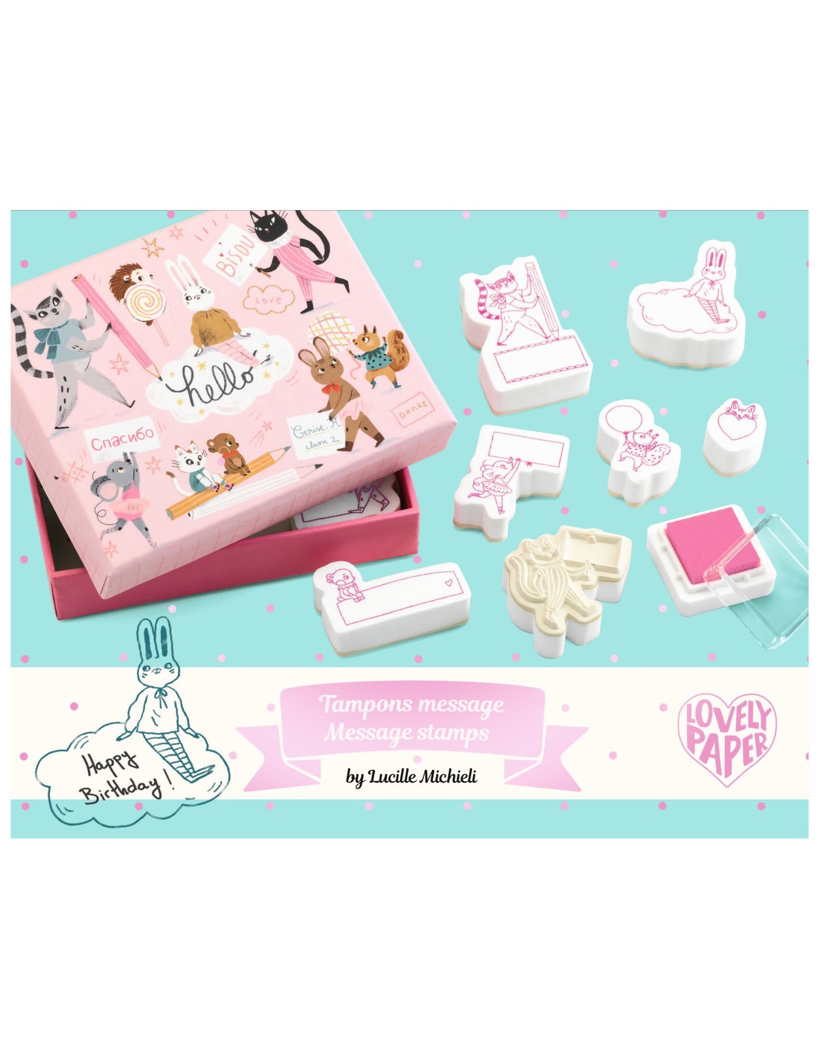 Djeco Lucille Stamp Set
