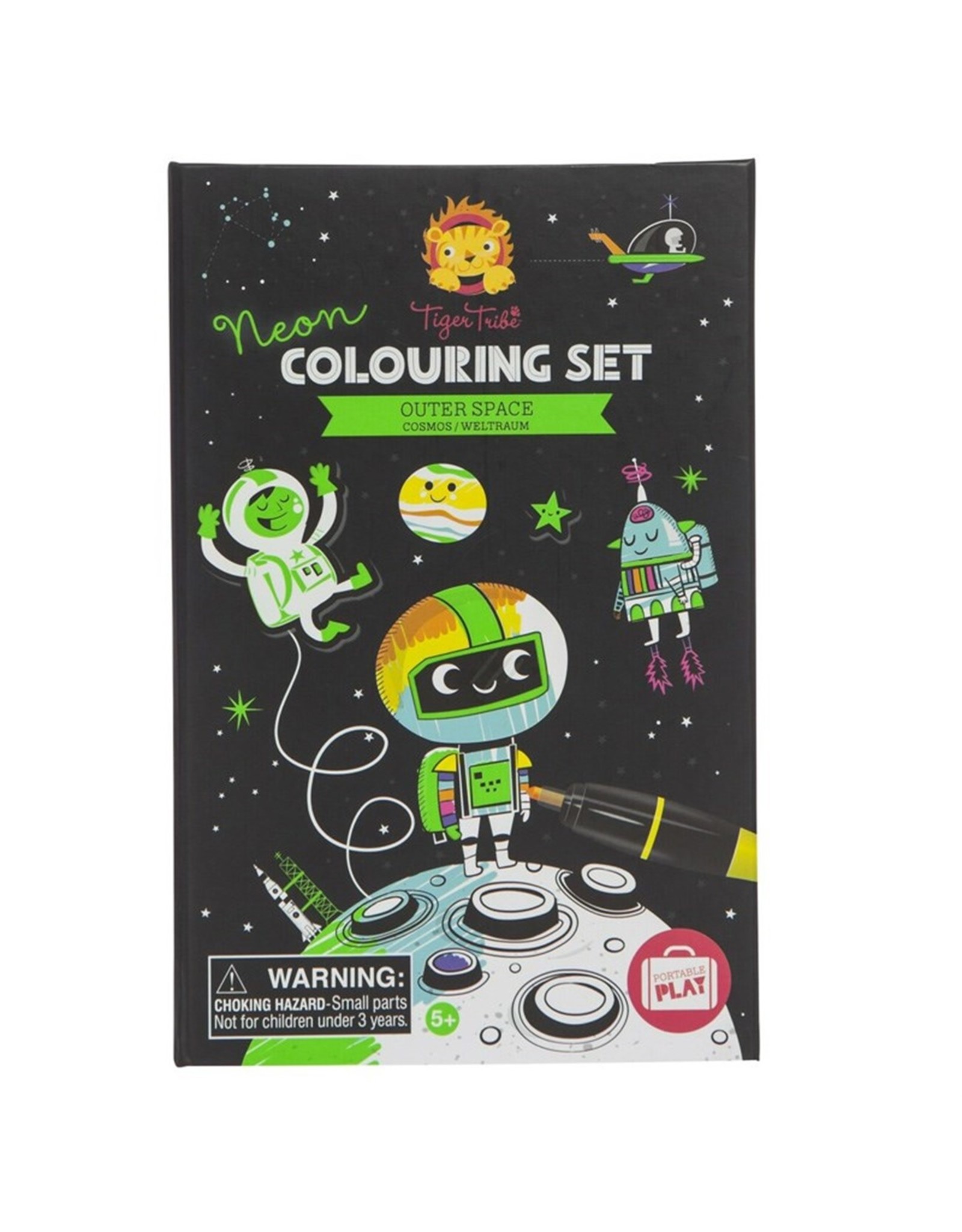 Outer Space – Neon Colouring Set