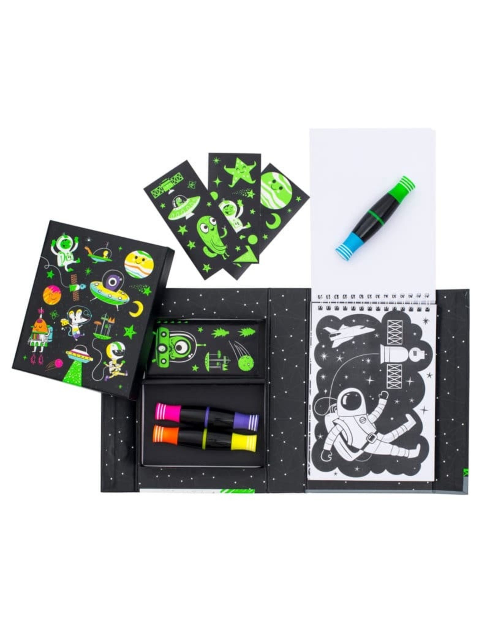 Outer Space – Neon Colouring Set