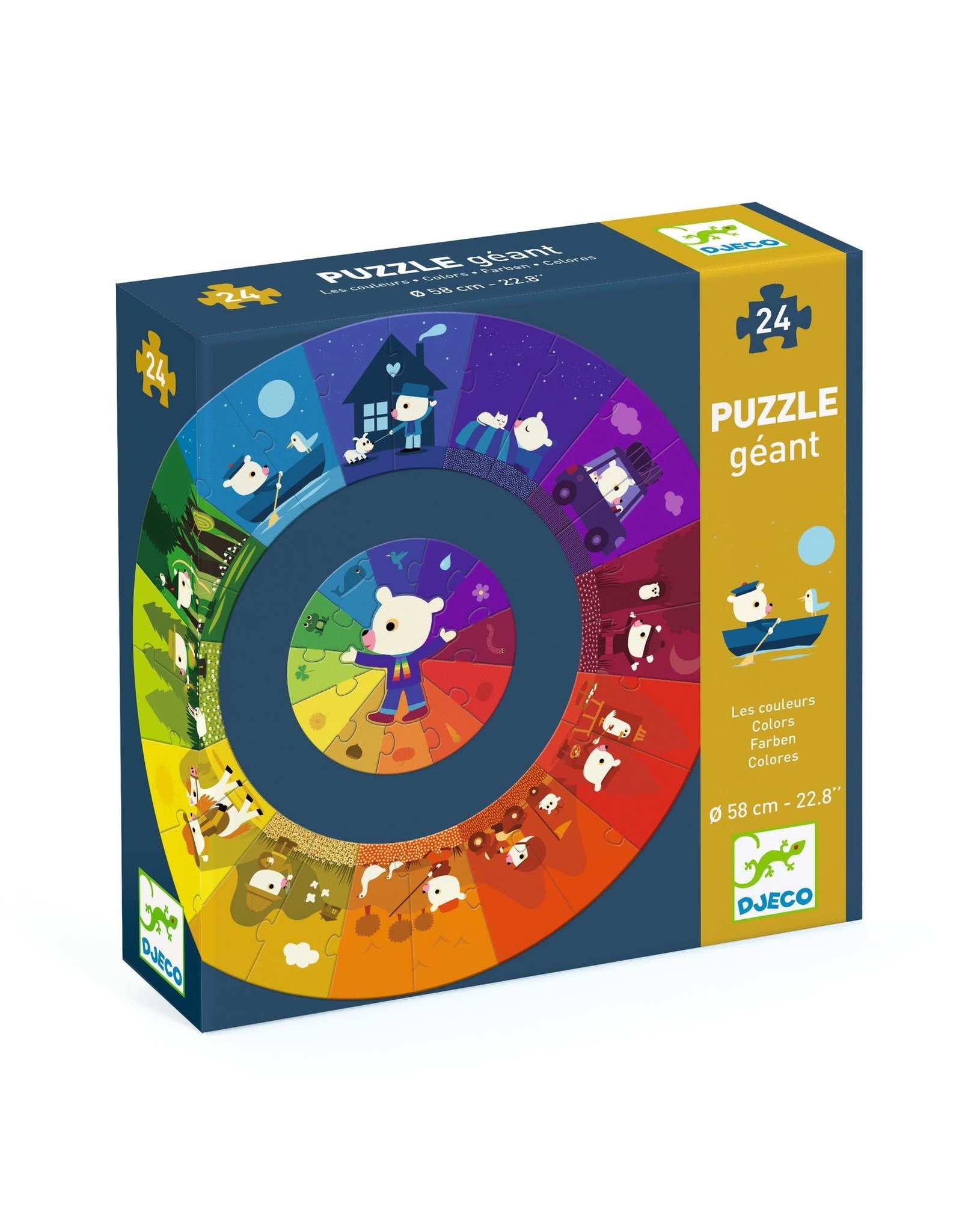 Djeco Giant Puzzle Colours