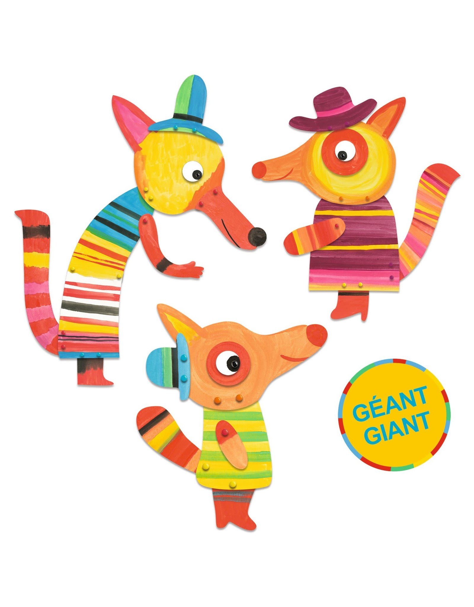 Djeco The Fox Family Painting for the Little Ones