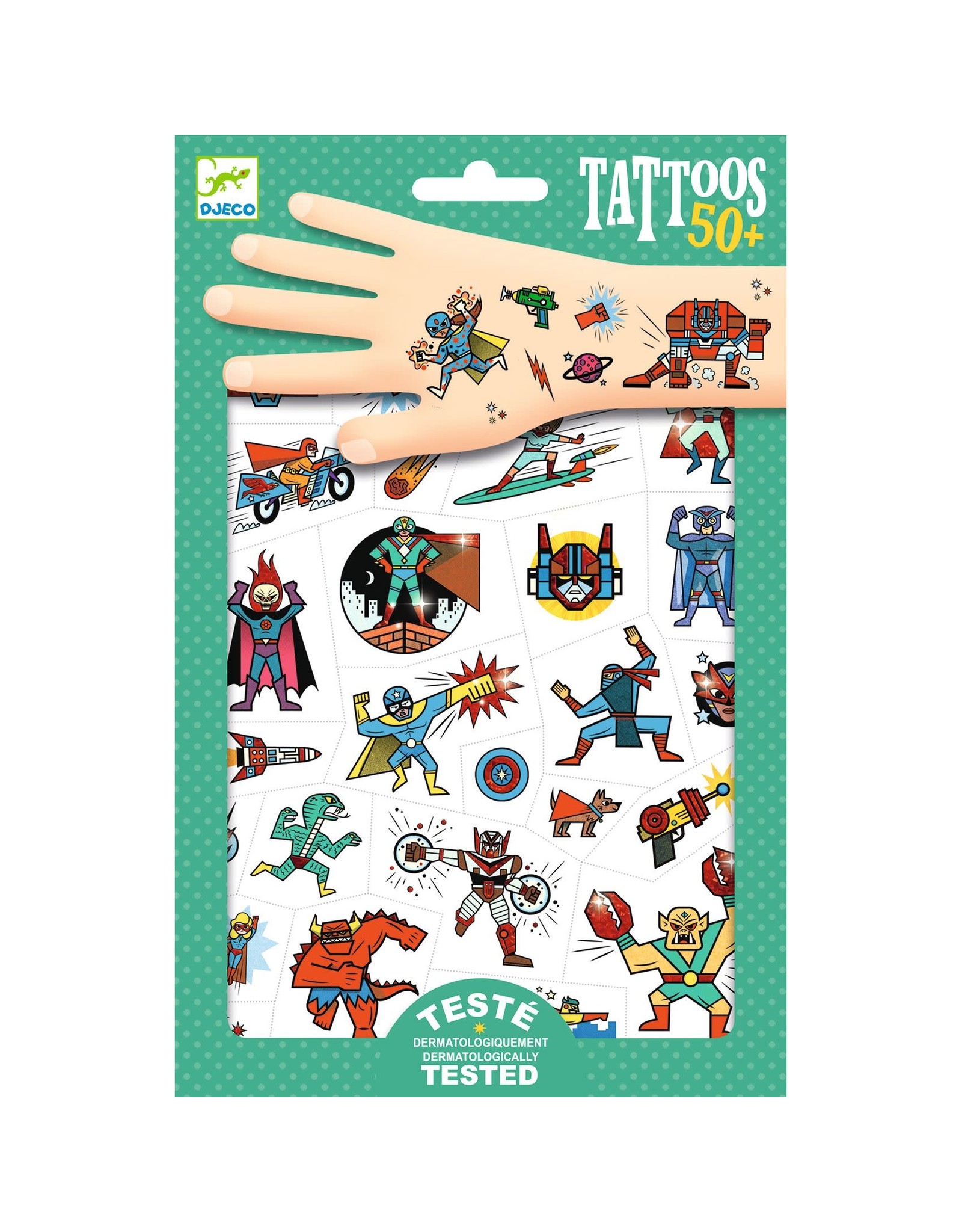 Djeco Heroes vs Villains Tattoos
