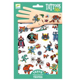 Djeco Heroes vs Villains Tattoos