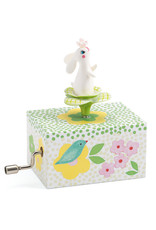 Djeco Rabbit In The Garden Hand Crank Music Box