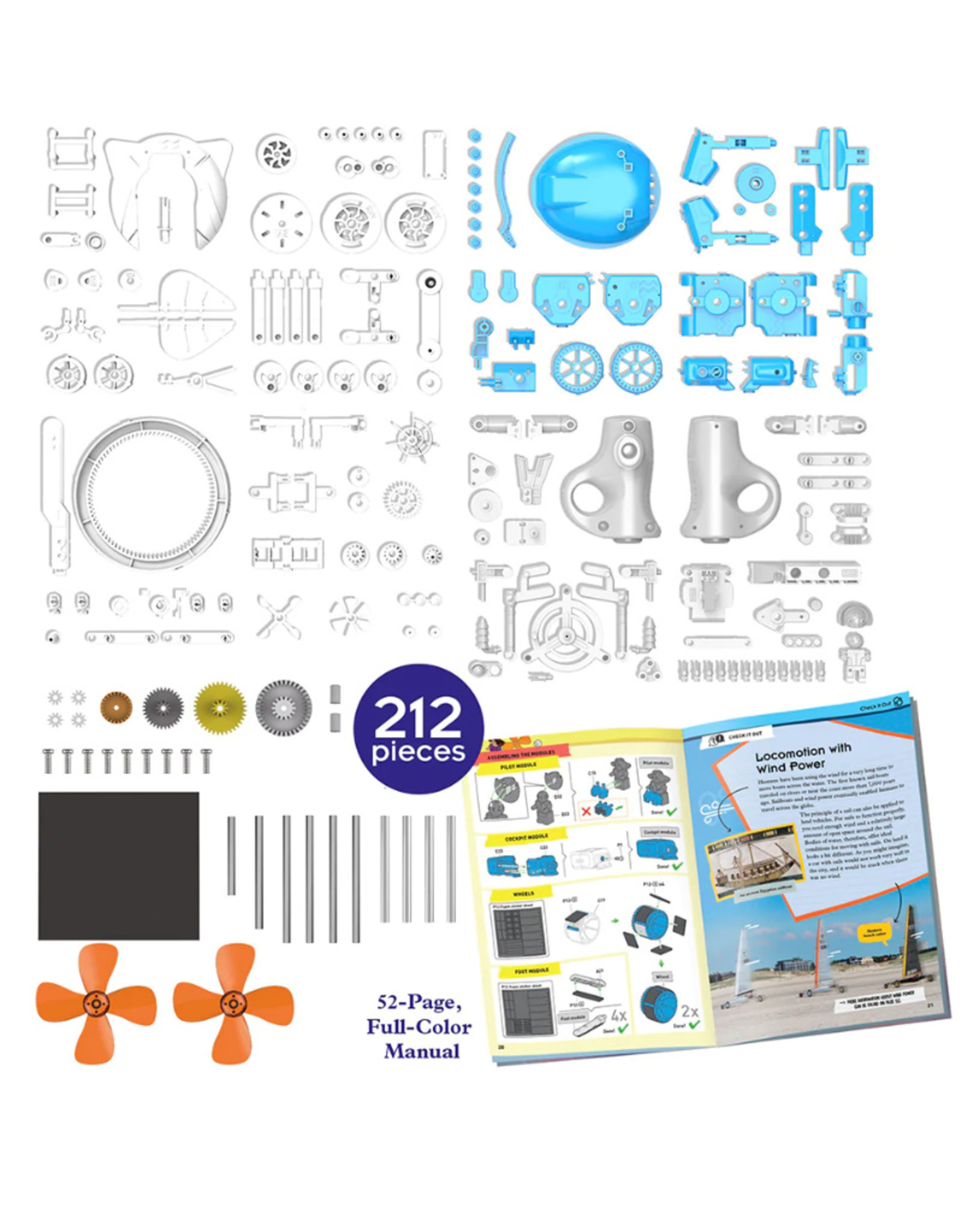 Thames & Kosmos WindBots 6-in-1 Wind Powered Machine Kit